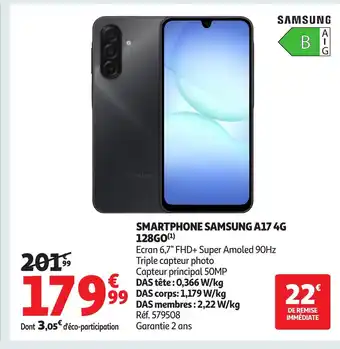 Auchan SAMSUNG Smartphone A174G 128GO offre