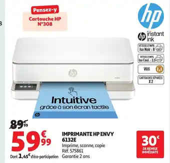 Auchan HP Imprimante envy offre