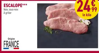 Carrefour Escalope offre