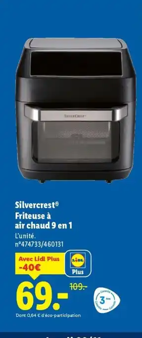 SILVERCREST Friteuse à air chaud 9 en 1