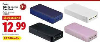 Lidl TRONIC Batterie externe PowerBank offre