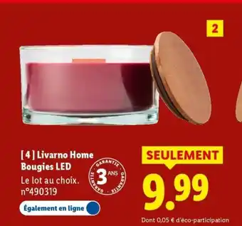 Lidl LIVARNO HOME Bougies LED offre