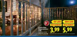 Lidl LIVARNO HOME Rideau lumineux à LED offre