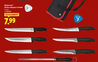 Lidl SILVERCREST Set de couteaux à viande offre