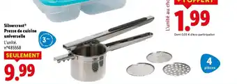 Lidl SILVERCREST Presse de cuisine offre