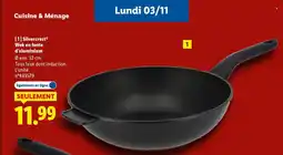 Lidl SILVERCREST Wok en fonte d'aluminium offre