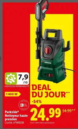 Lidl PARKSIDE Nettoyeur haute pression offre