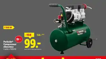 Lidl PARKSIDE Compresseur silencieux offre