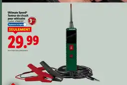 Lidl ULTIMATE SPEED Testeur de circuit pour véhicules offre