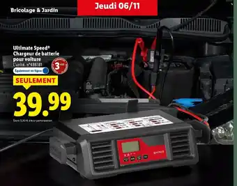 Lidl ULTIMATE Chargeur de batterie offre