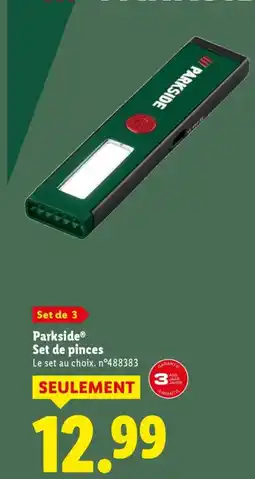 Lidl PARKSIDE Set de pinces offre