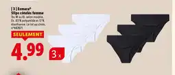Lidl ESMARA Slips côtelés femme offre