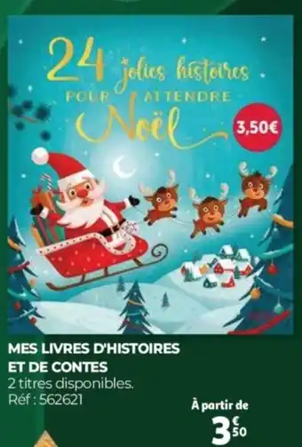 Auchan Mes livres d'histoires et de contes offre