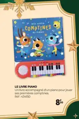 Auchan Le livre piano offre