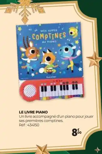 Auchan Le livre piano offre