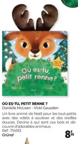 Auchan Où es-tu, petit renne ? offre