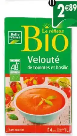 Maximo Velouté de tomates et basilic offre