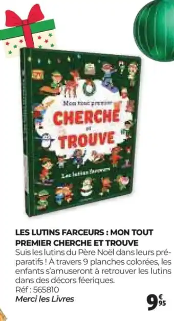 Auchan Les lutins farceurs : mon tout premier cherche et trouve offre