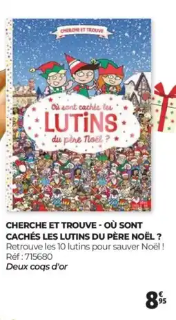 Auchan Cherche et trouve - où sont cachés les lutins du père noël ? offre