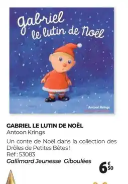 Auchan Gabriel le lutin de noël offre