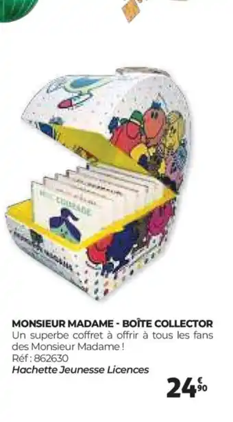 Auchan Monsieur madame - boîte collector offre