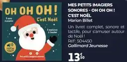 Auchan Mes petits imagiers sonores - oh oh oh! c'est noël offre