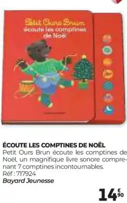 Auchan Écoute les comptines de noël offre