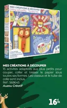 Auchan Mes créations à découper offre