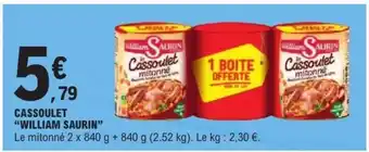 E.Leclerc CASSOULET WILLIAM SAURIN offre