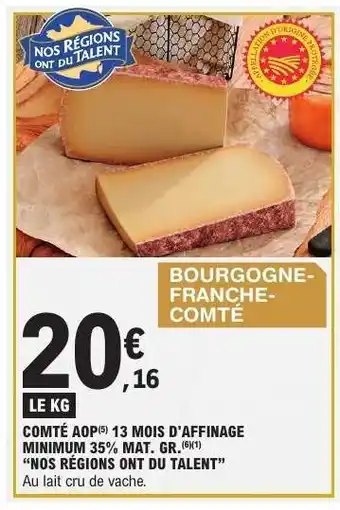 E.Leclerc Comté Aop offre