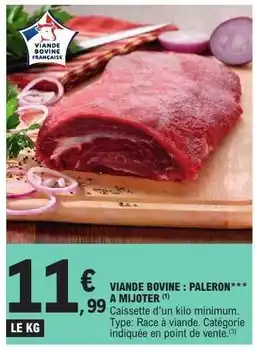E.Leclerc Viande Bovine : Paleron offre