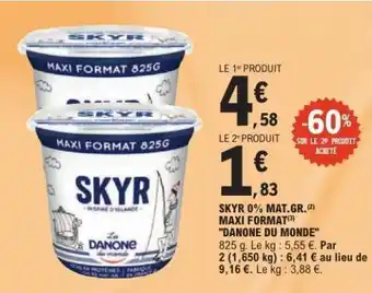 E.Leclerc SKYR 0% MAT.GR. MAXI FORMAT offre