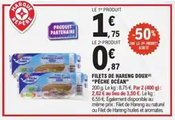 E.Leclerc FILETS DE HARENG DOUX PÊCHE OCÉAN offre
