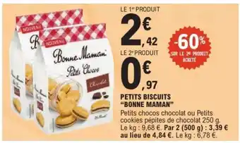E.Leclerc PETITS BISCUITS 'BONNE MAMAN' offre