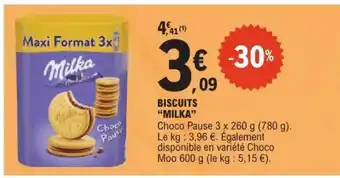 E.Leclerc Biscuits 'Milka' offre