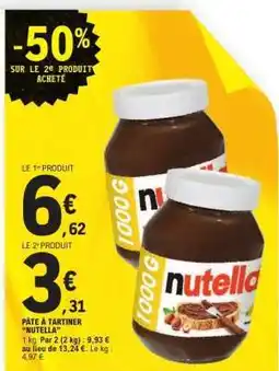 E.Leclerc Pâte À Tartiner Nutella offre