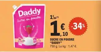 E.Leclerc Sucre En Poudre Daddy offre