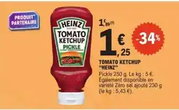 E.Leclerc Tomato Ketchup Heinz offre
