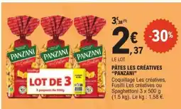E.Leclerc Pâtes Les Créatives 'Panzani' offre