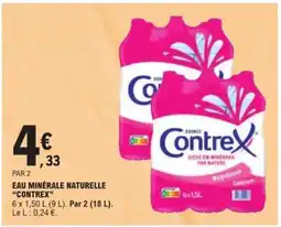E.Leclerc Eau Minérale Naturelle Contrex offre