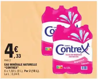 E.Leclerc Eau Minérale Naturelle Contrex offre