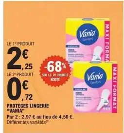 E.Leclerc PROTEGES LINGERIE VANIA offre