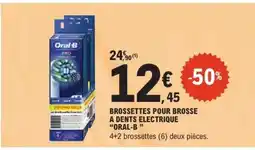 E.Leclerc Brossettes pour brosse à dents électrique 'Oral-B' offre