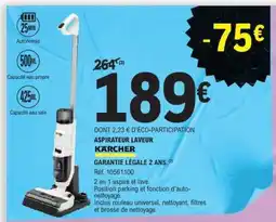 E.Leclerc ASPIRATEUR LAVEUR KARCHER offre