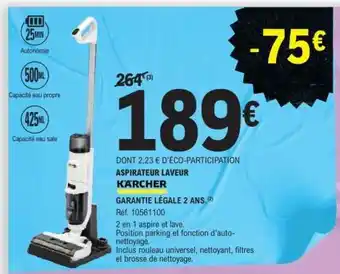E.Leclerc ASPIRATEUR LAVEUR KARCHER offre