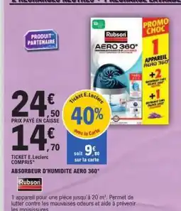 E.Leclerc ABSORBEUR D'HUMIDITÉ AERO 360° offre