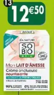 Maximo Crème nourrissante au lait d'ânesse offre