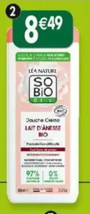 Maximo Douche crème hydratante au lait d'ânesse offre