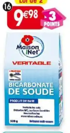 Maximo Lot de 2 bicarbonates de soude offre