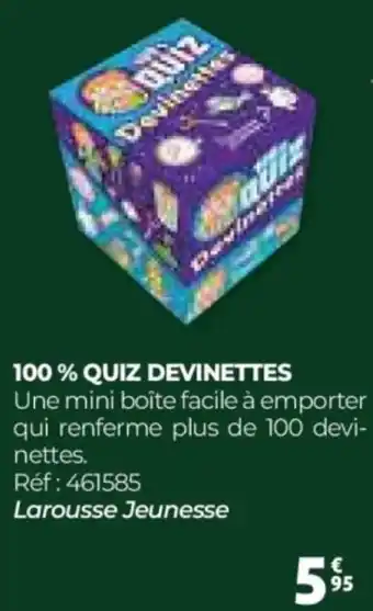 Auchan 100% quiz devinettes offre